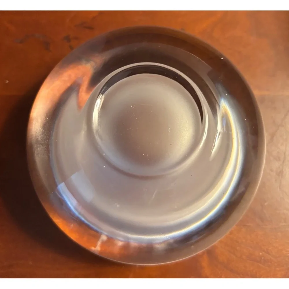 Fitz and Floyd glass candle‎ holder